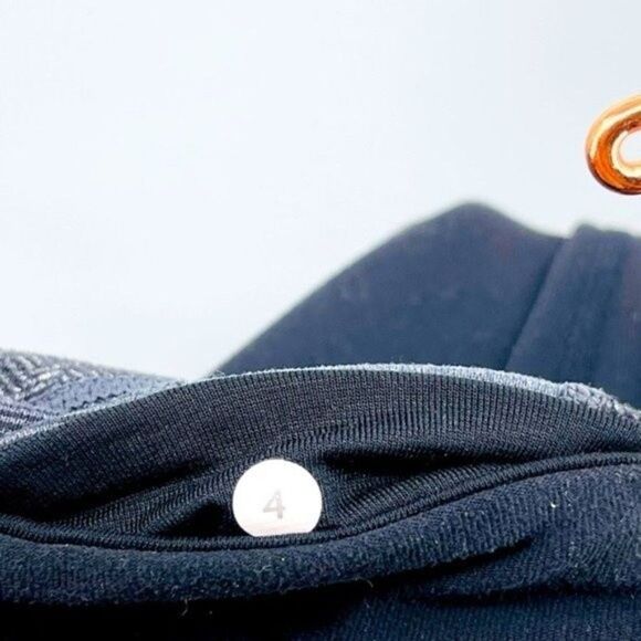 Lululemon Astro Groove leggings black blue gray 4 BoxB full length - Picture 4 of 5